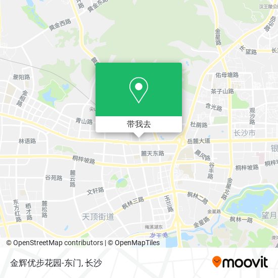 金辉优步花园-东门地图