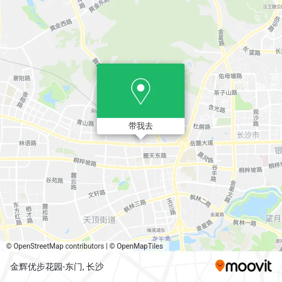 金辉优步花园-东门地图