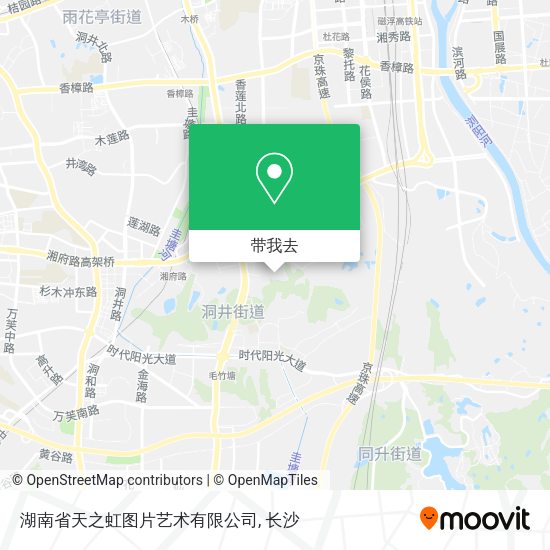 湖南省天之虹图片艺术有限公司地图