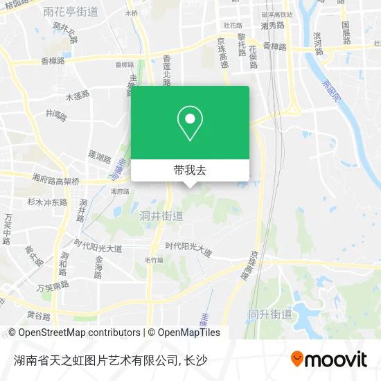 湖南省天之虹图片艺术有限公司地图