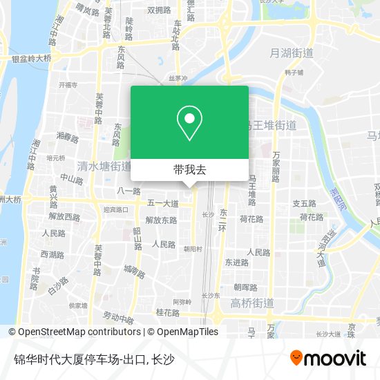 锦华时代大厦停车场-出口地图