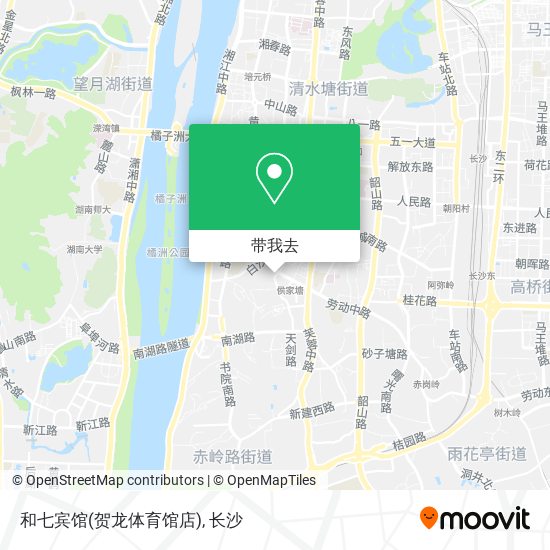和七宾馆(贺龙体育馆店)地图