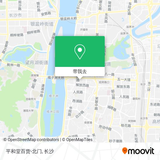平和堂百货-北门地图