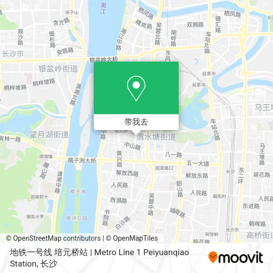 地铁一号线 培元桥站 | Metro Line 1 Peiyuanqiao Station地图