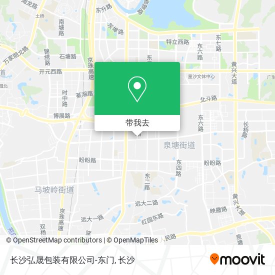 长沙弘晟包装有限公司-东门地图