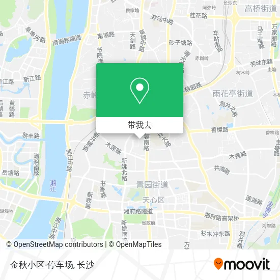 金秋小区-停车场地图