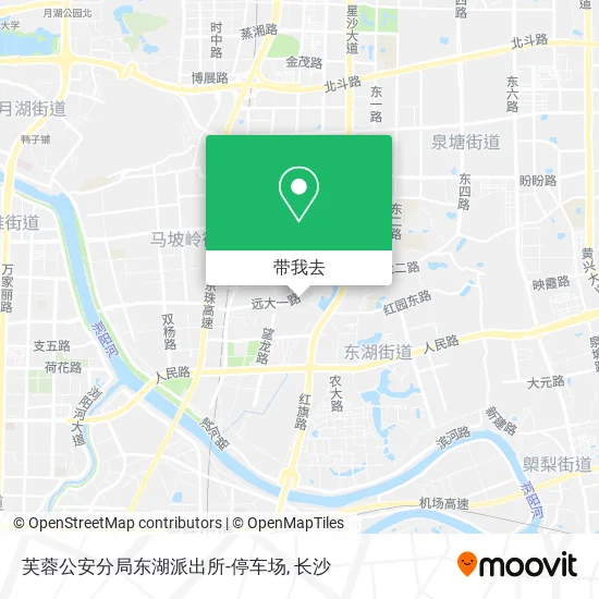 芙蓉公安分局东湖派出所-停车场地图