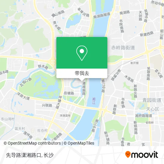 先导路潇湘路口地图