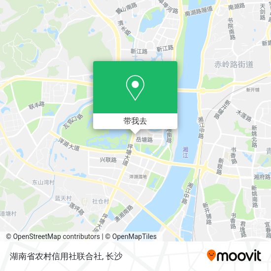 湖南省农村信用社联合社地图