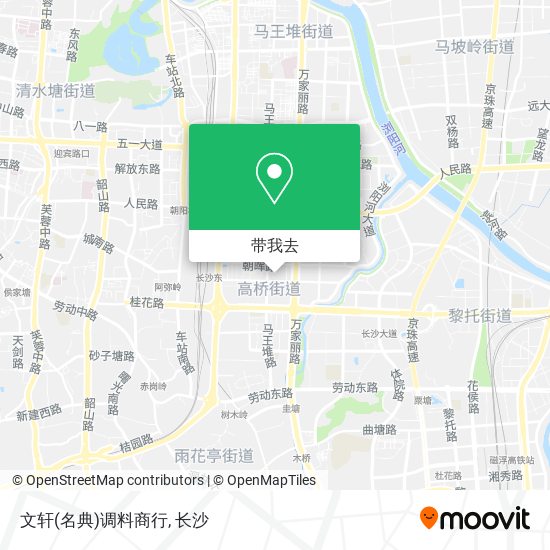 文轩(名典)调料商行地图