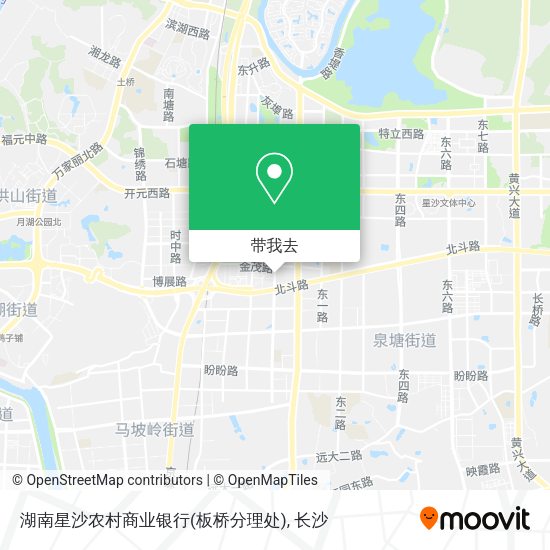 湖南星沙农村商业银行(板桥分理处)地图