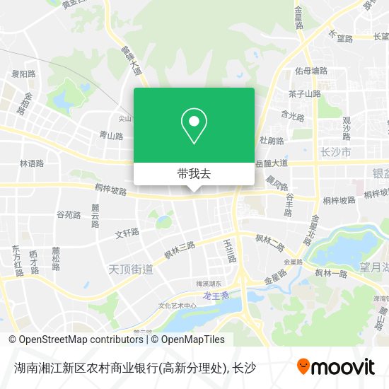 湖南湘江新区农村商业银行(高新分理处)地图