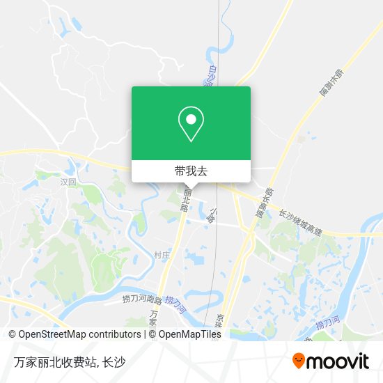 万家丽北收费站地图