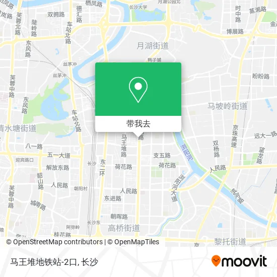马王堆地铁站-2口地图