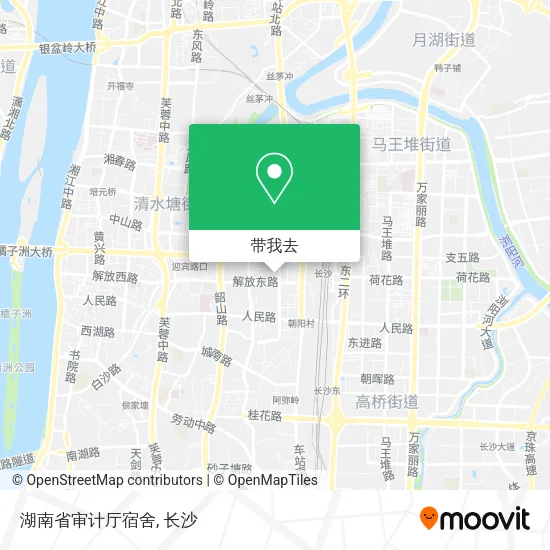 湖南省审计厅宿舍地图