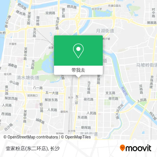 壹家粉店(东二环店)地图