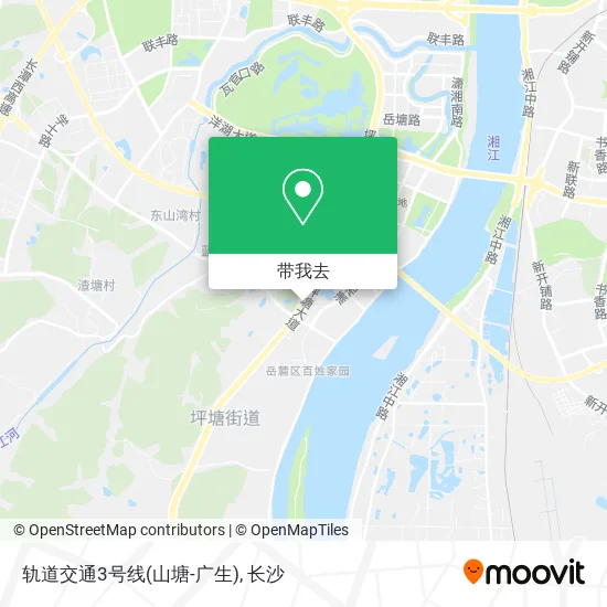 轨道交通3号线(山塘-广生)地图