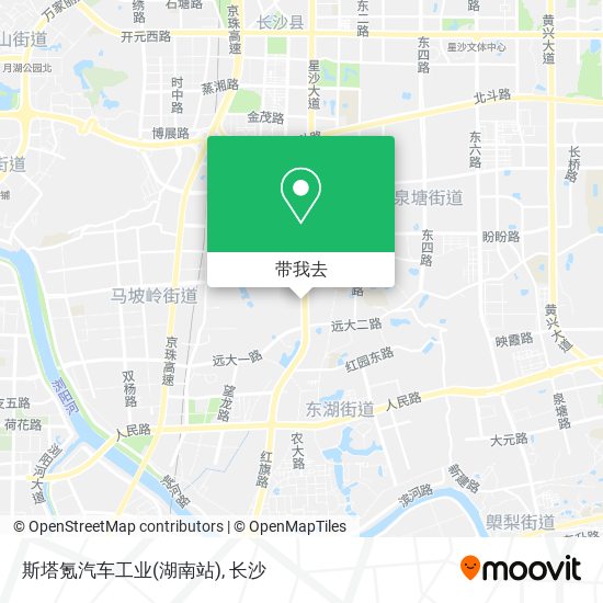 斯塔氪汽车工业(湖南站)地图