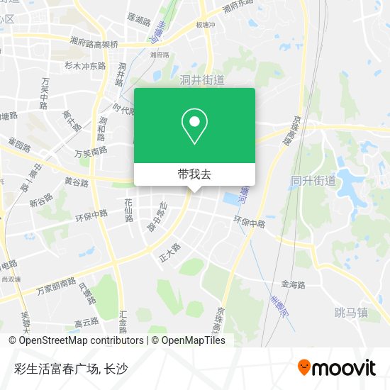 彩生活富春广场地图