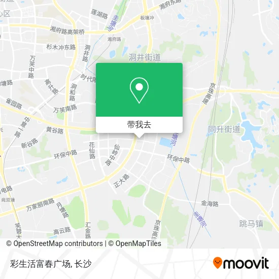 彩生活富春广场地图