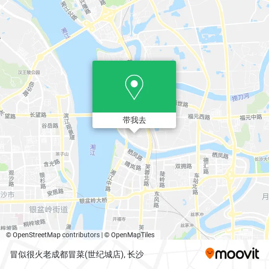 冒似很火老成都冒菜(世纪城店)地图