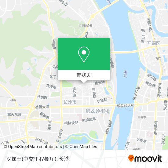 汉堡王(中交里程餐厅)地图