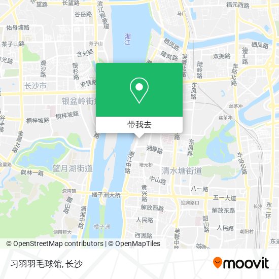 习羽羽毛球馆地图