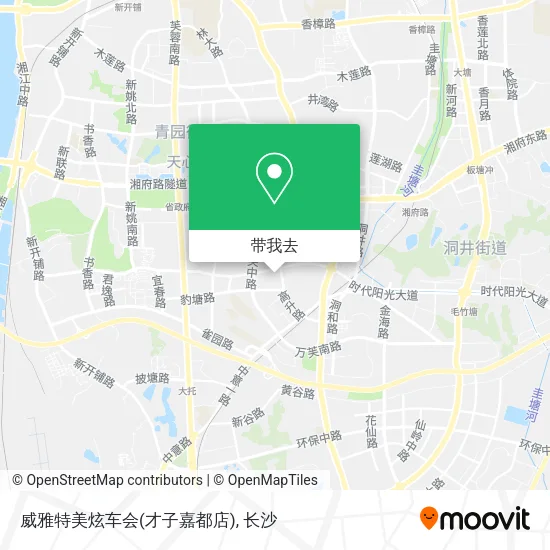 威雅特美炫车会(才子嘉都店)地图