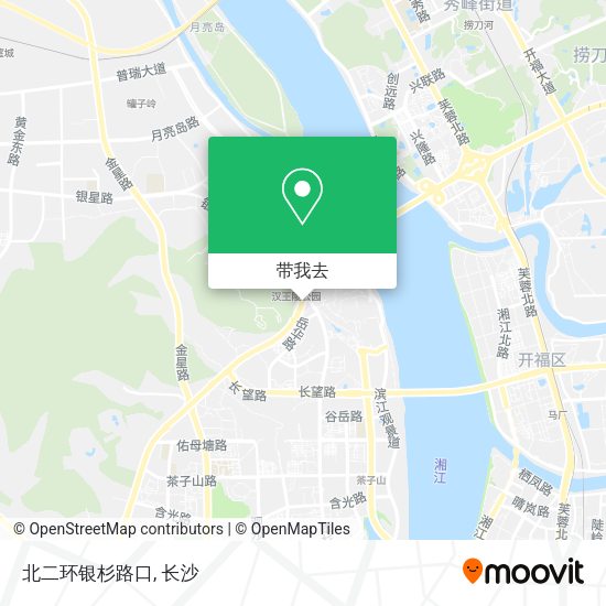 北二环银杉路口地图