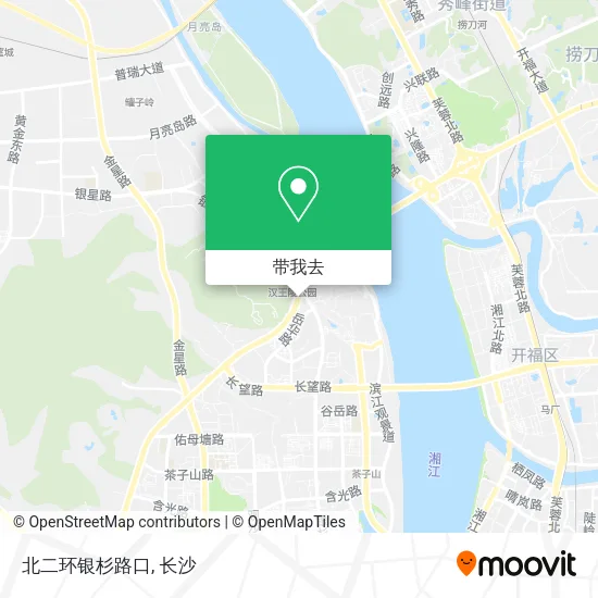 北二环银杉路口地图