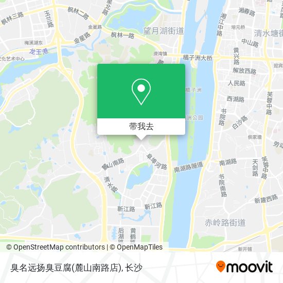 臭名远扬臭豆腐(麓山南路店)地图