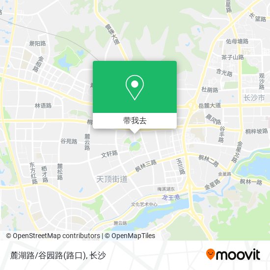麓湖路/谷园路(路口)地图