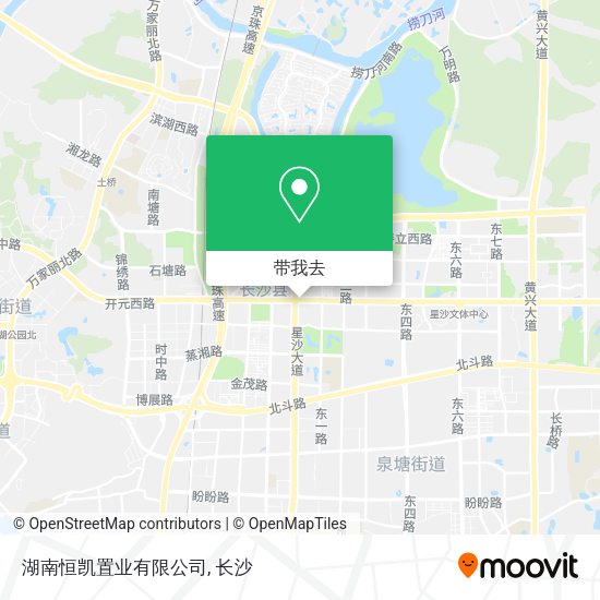 湖南恒凯置业有限公司地图