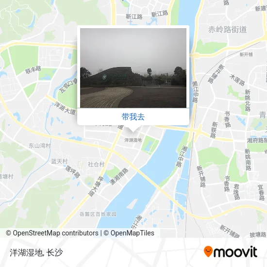 洋湖湿地地图