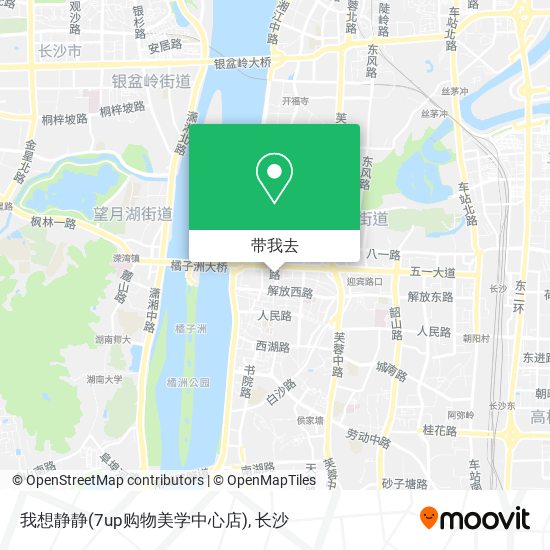 我想静静(7up购物美学中心店)地图