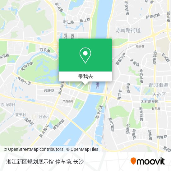 湘江新区规划展示馆-停车场地图