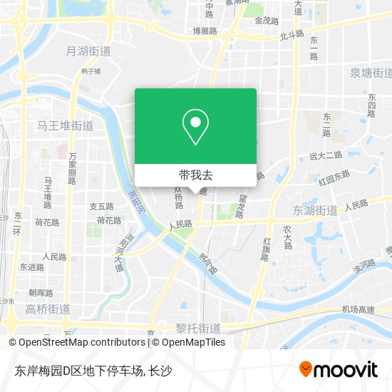 东岸梅园D区地下停车场地图