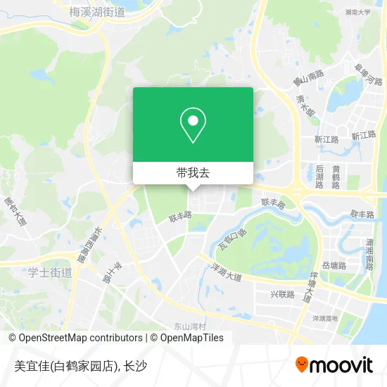 美宜佳(白鹤家园店)地图