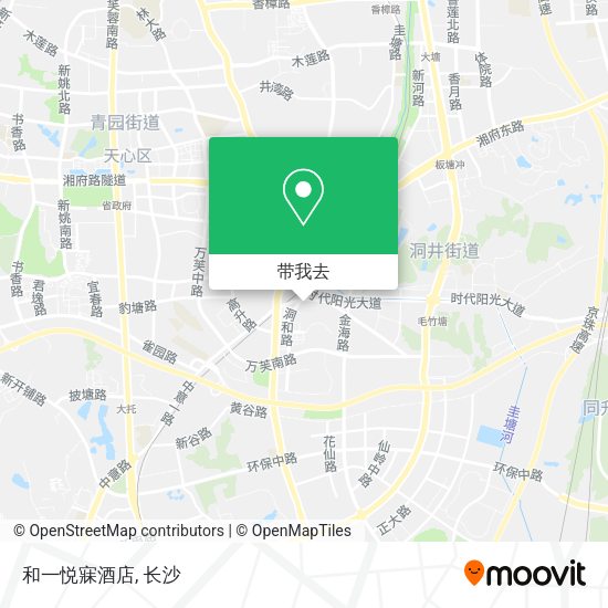 和一悦寐酒店地图