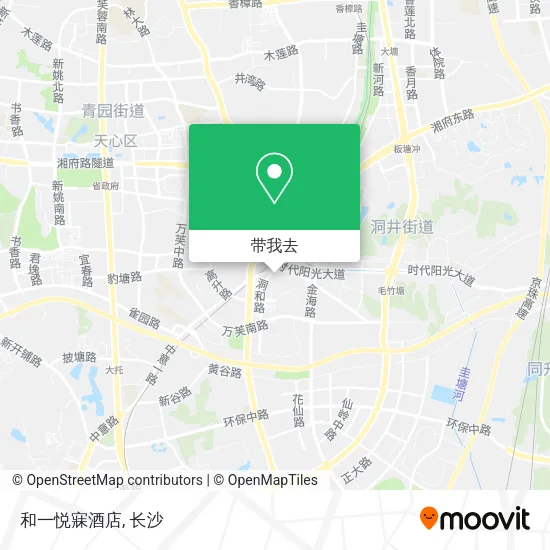和一悦寐酒店地图