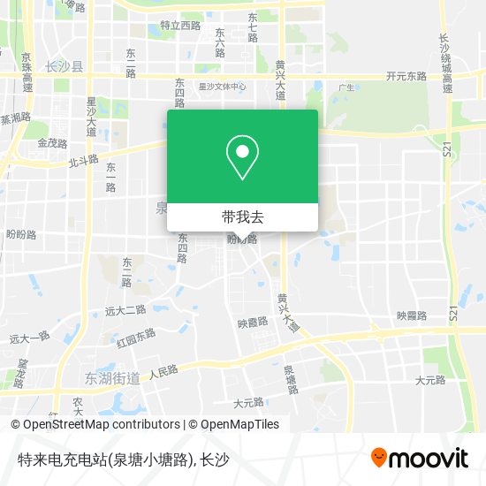 特来电充电站(泉塘小塘路)地图