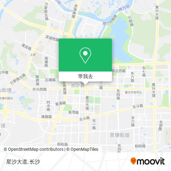 星沙大道地图