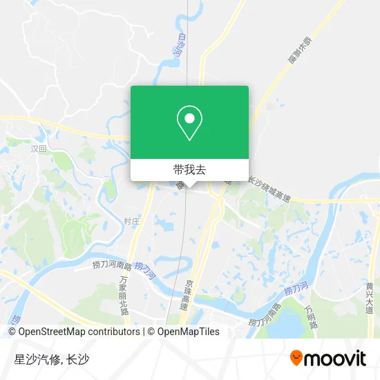 星沙汽修地图