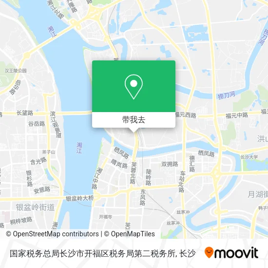 国家税务总局长沙市开福区税务局第二税务所地图