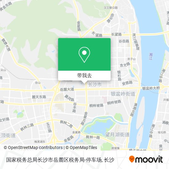 国家税务总局长沙市岳麓区税务局-停车场地图