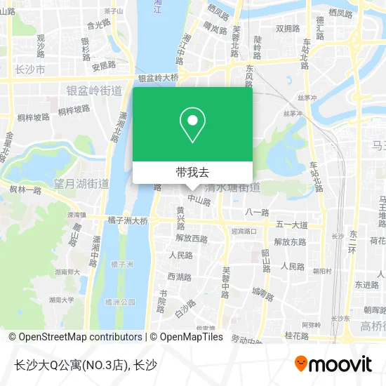 长沙大Q公寓(NO.3店)地图