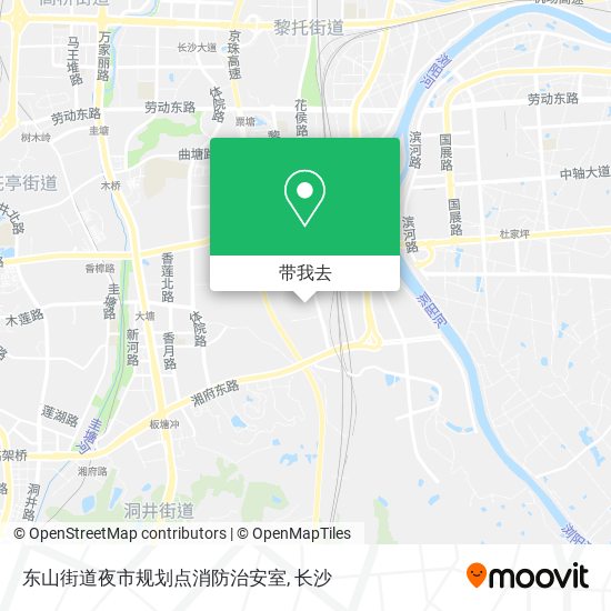 东山街道夜市规划点消防治安室地图