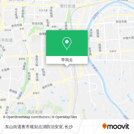 东山街道夜市规划点消防治安室地图