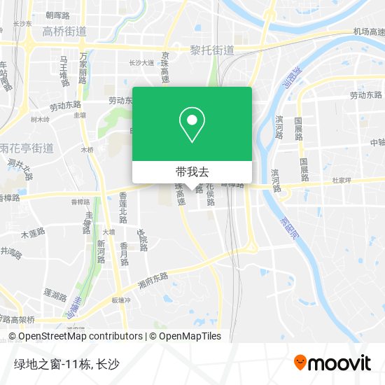 绿地之窗-11栋地图