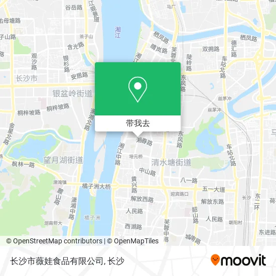 长沙市薇娃食品有限公司地图